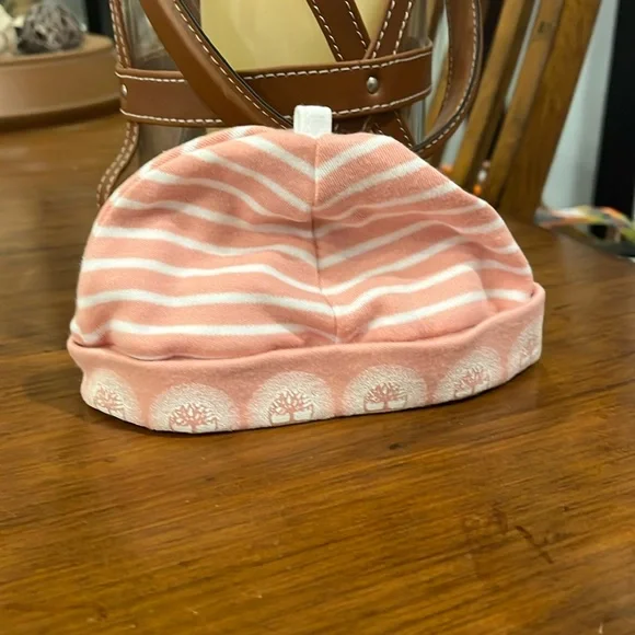 Timberland Infant Crib Booties Boots + Hat gift set pink Baby Shoes Girls Sizes - Picture 3 of 14